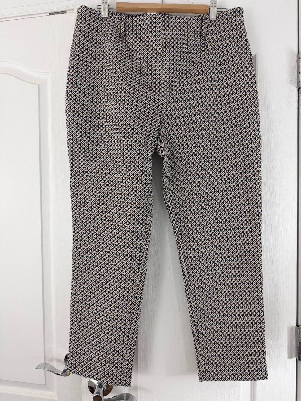 The Fold London Multi-Color Pattern Trousers Size UK16/US12 3133